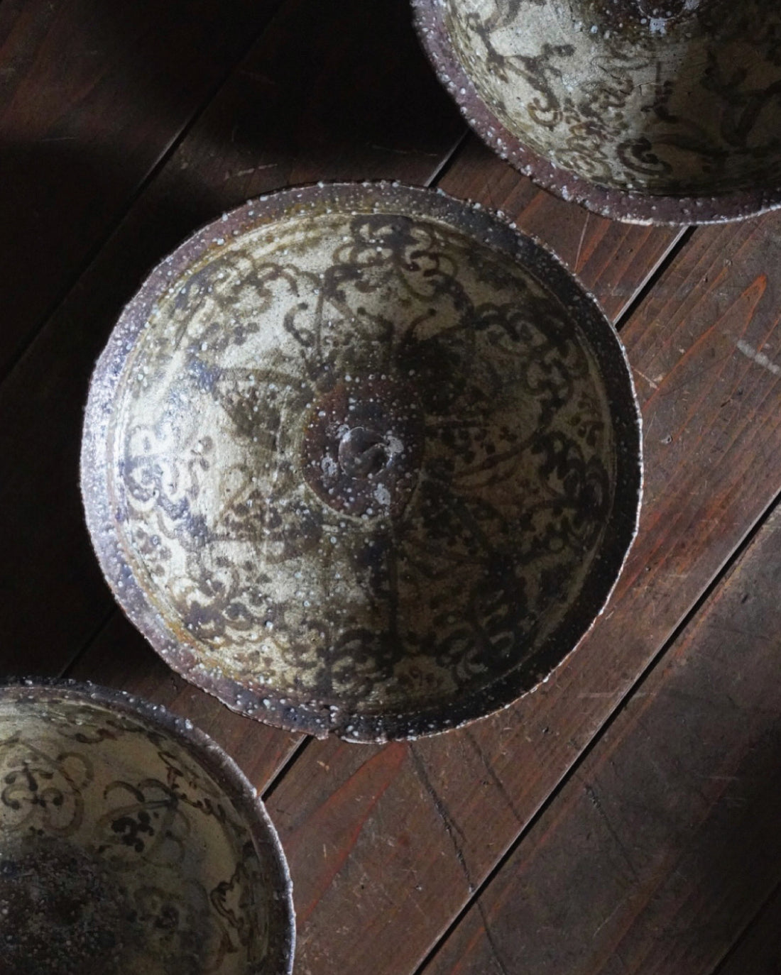 Bamboo Ash Iron Patterned Bowl